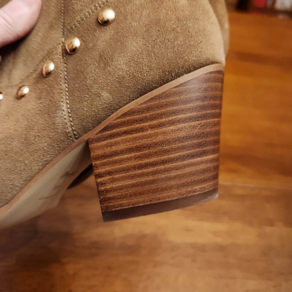 COACH Pauline Suede Pull-On Bootie Women's Size US 9 Coconut - Picture 6 of 6